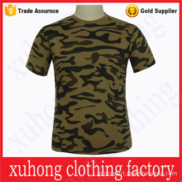 Personalized fashion design printing logo camouflage t shirt